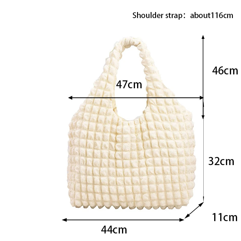 Summer Pleated Cloud Bag