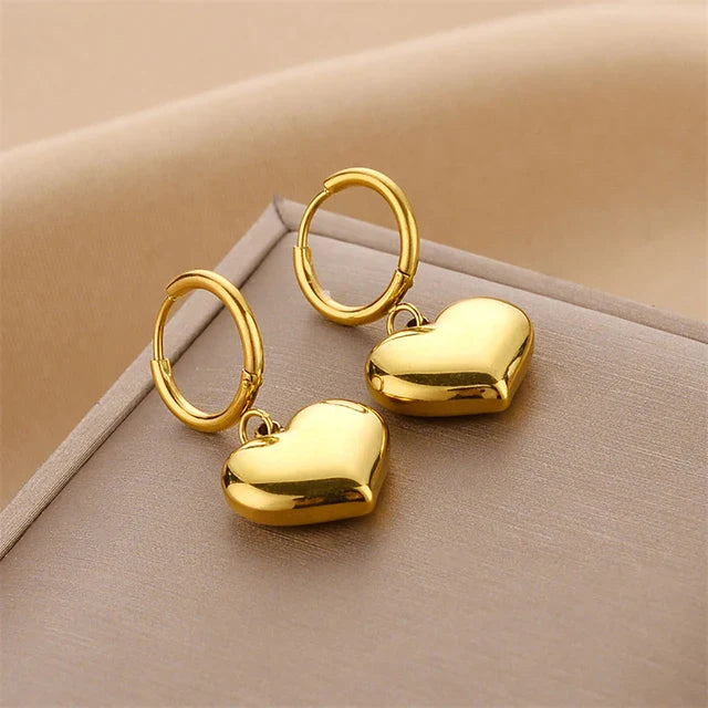 Pauline | Boucles d'oreilles créoles dorées