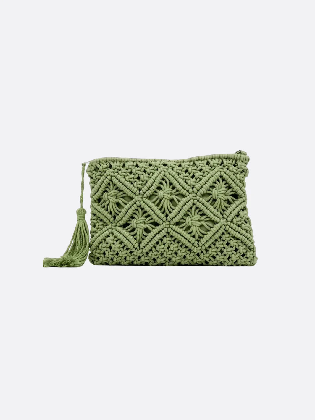 Handmade Macramé Cotton Pouch