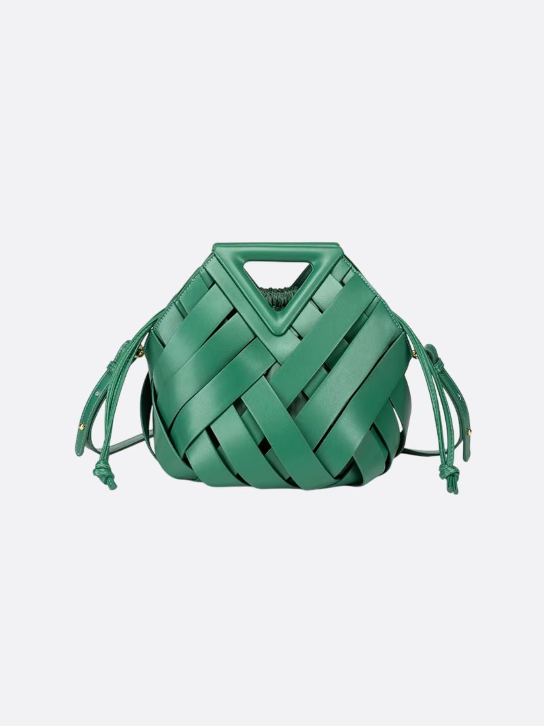 Woven Leather Handbag