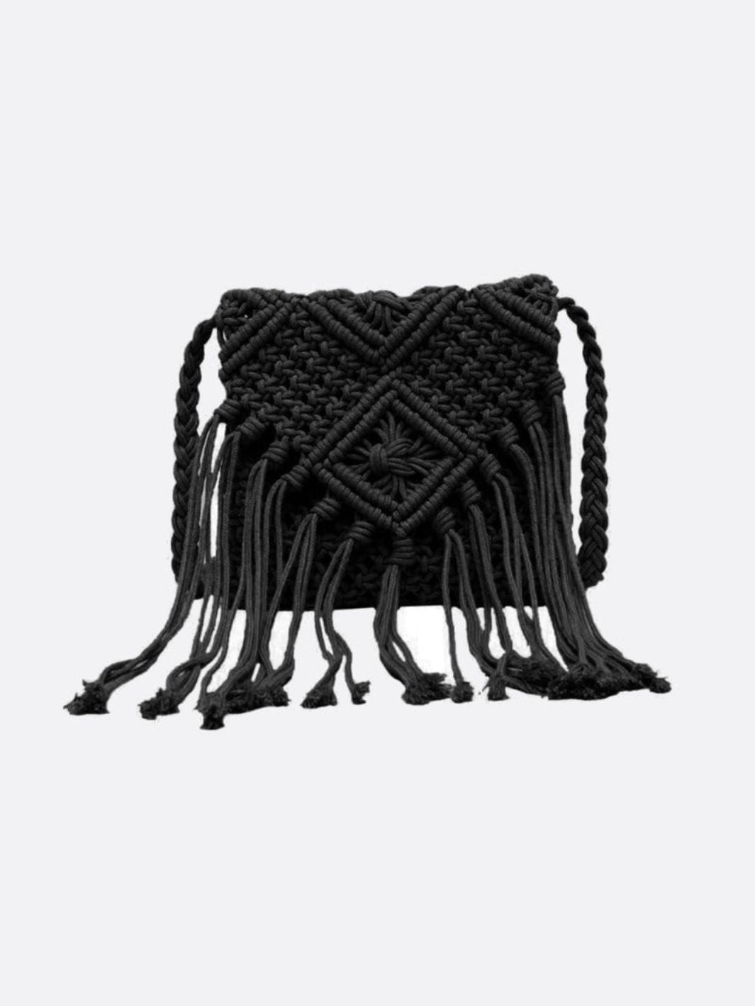 Macrame shoulder bag