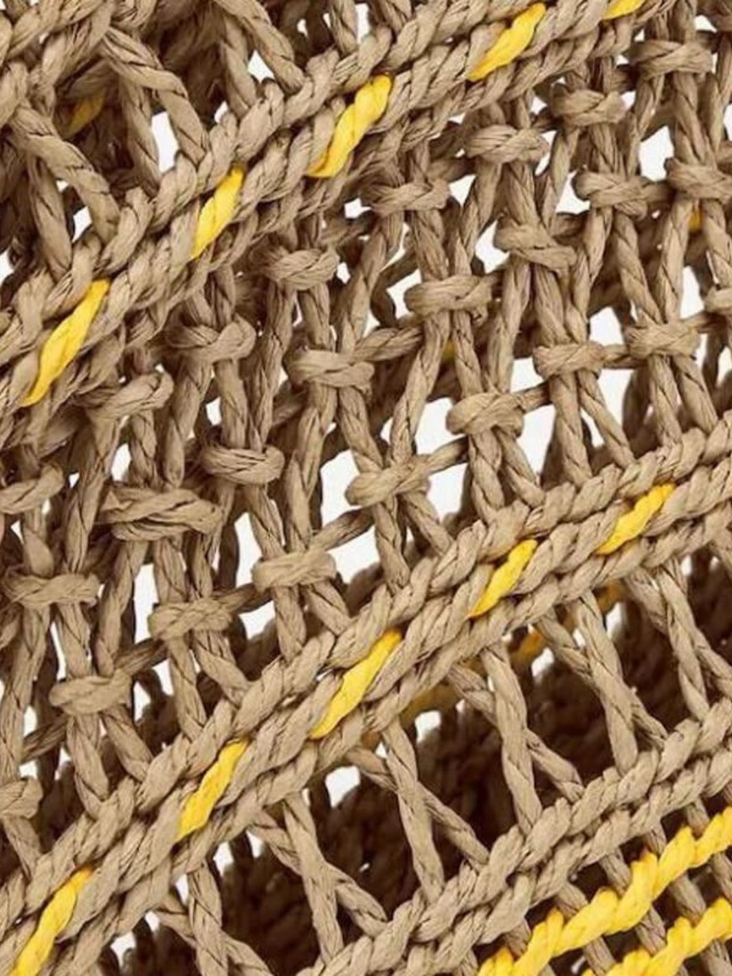 Rope basket bag