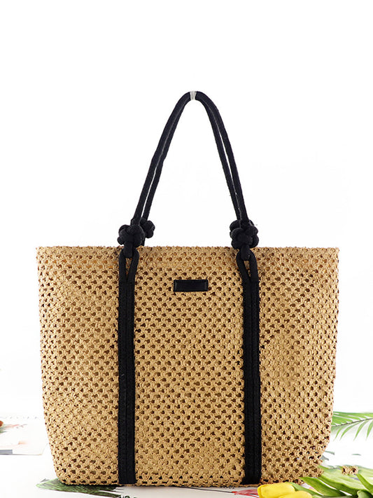 Summer Knitted Straw Shoulder Bag