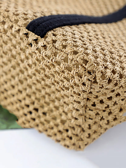 Summer Knitted Straw Shoulder Bag