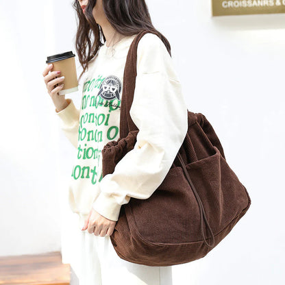 Corduroy Shoulder Bag