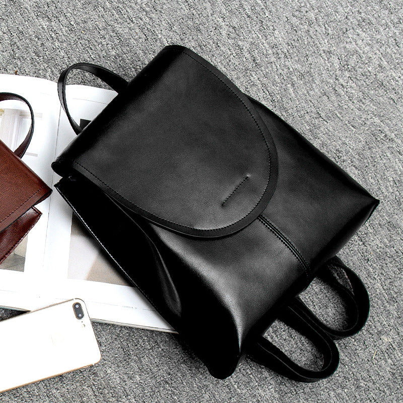 Chic Leather Backpack