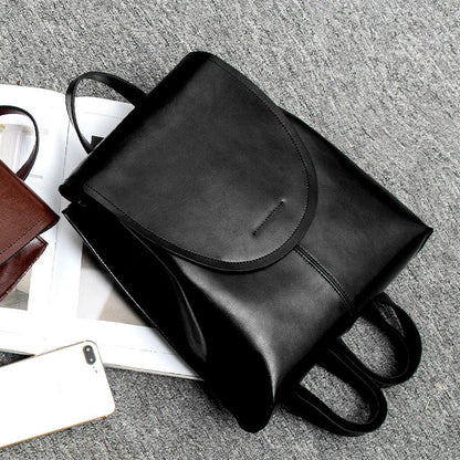 Chic Leather Backpack