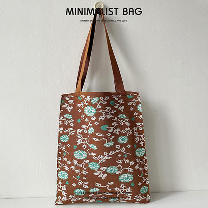 Grand Knit Tote Bag - Fleurs