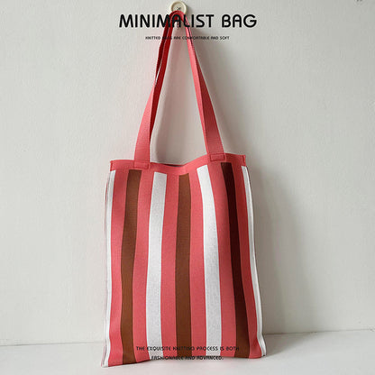 Grand Knit Tote Bag - Vertical