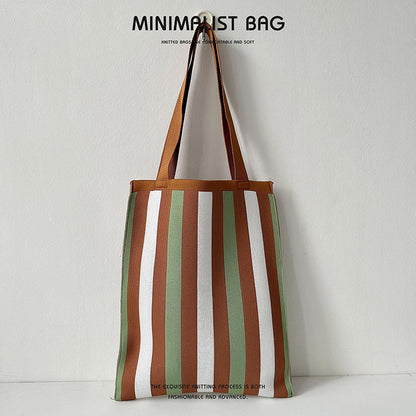 Grand Knit Tote Bag - Vertical