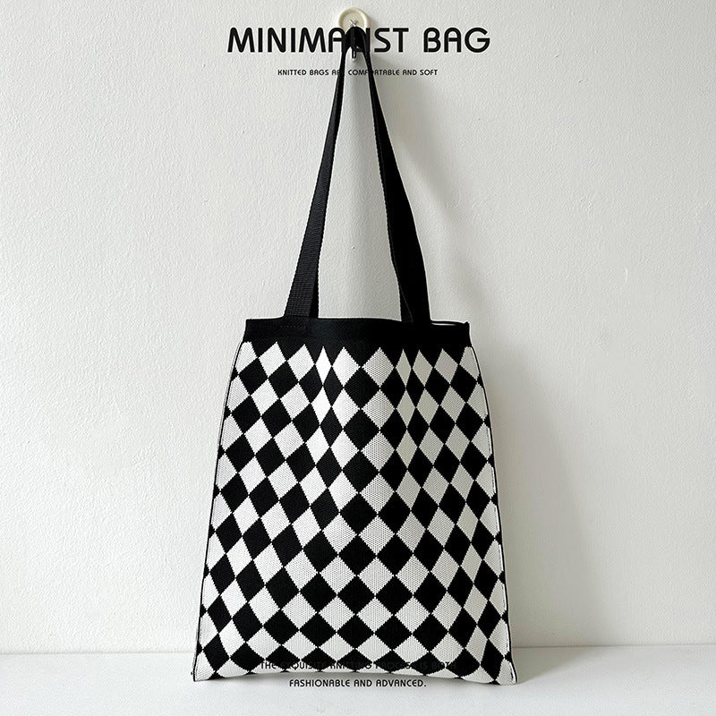 Grand Knit Tote Bag - Diamond