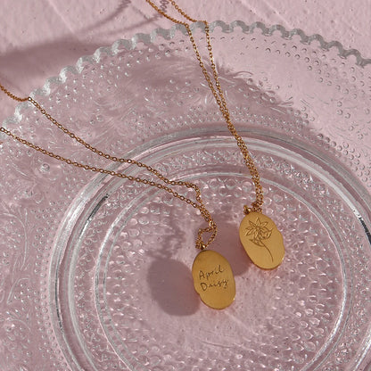 Collier à breloques fleurs