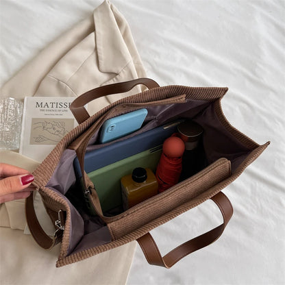 Vintage Corduroy Tote