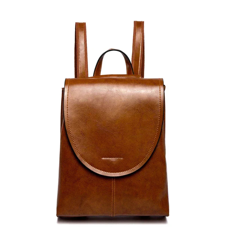 Chic Leather Backpack