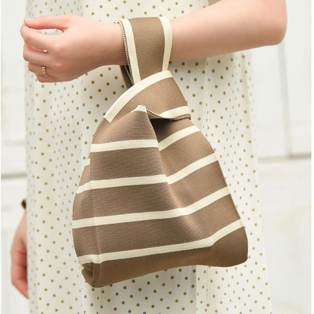 Sac Tricoté - Fines Rayures