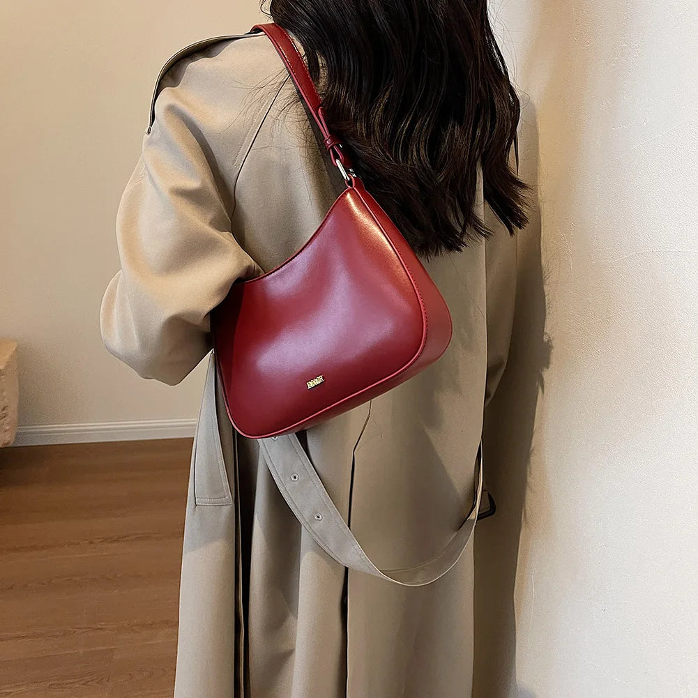 Sac à bandoulière tendance en cuir végétalien