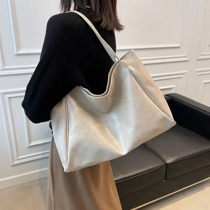 Fourre-tout en cuir végétalien vintage