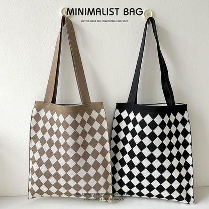 Grand Knit Tote Bag - Diamant