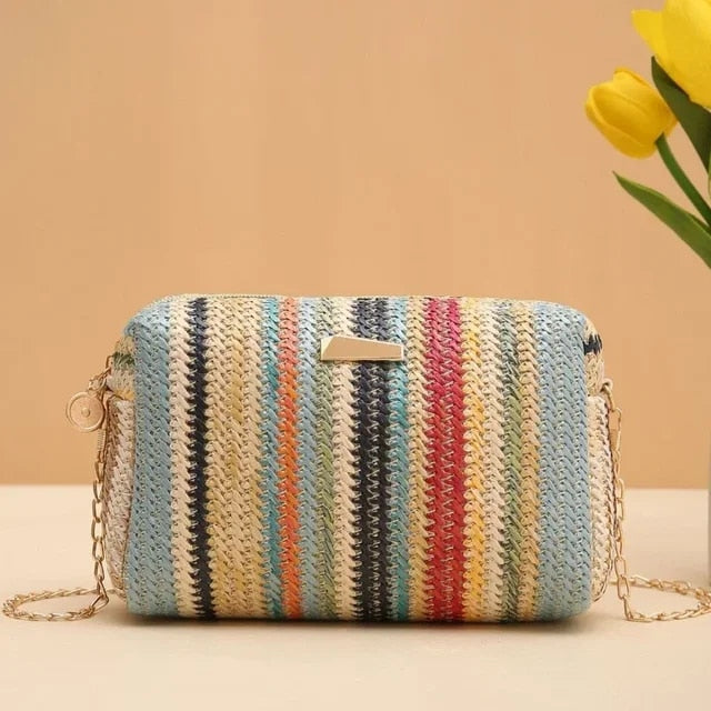 Colorful Knit Crossbody Bag TinyTote