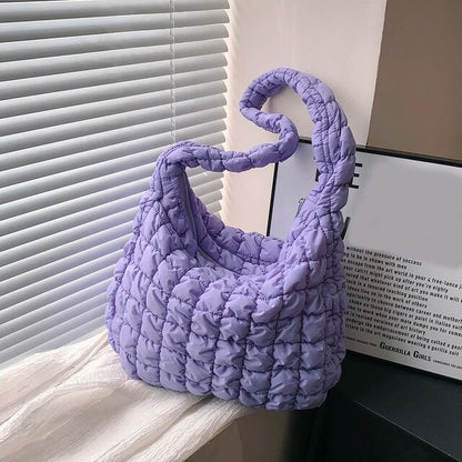 Quilted Cloud Crossbody Bag