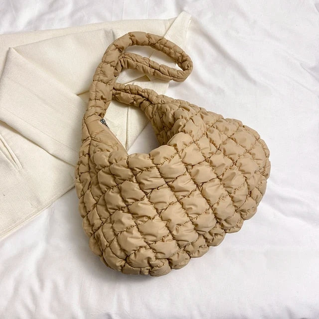 Quilted Cloud Crossbody Bag