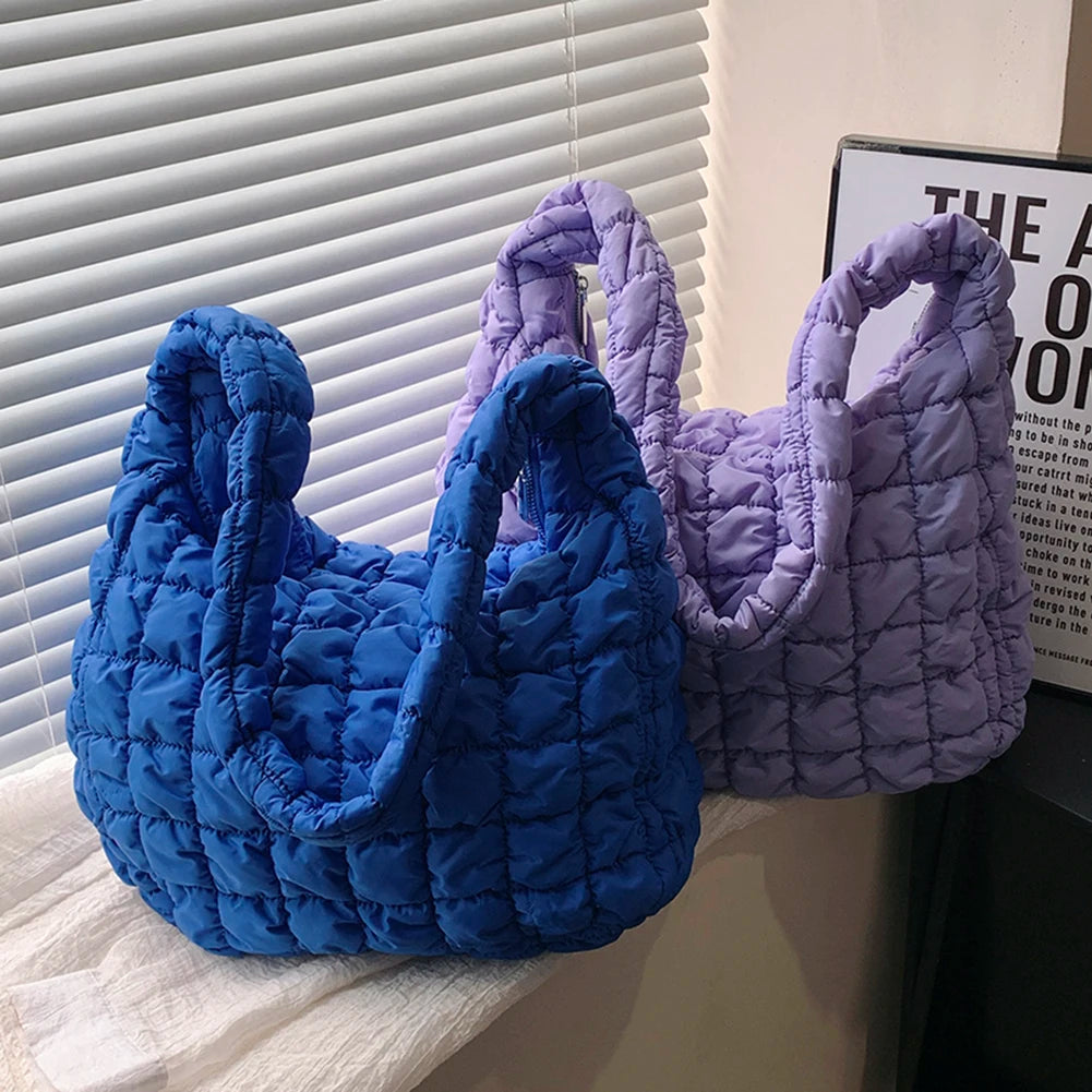 Quilted Cloud Crossbody Bag