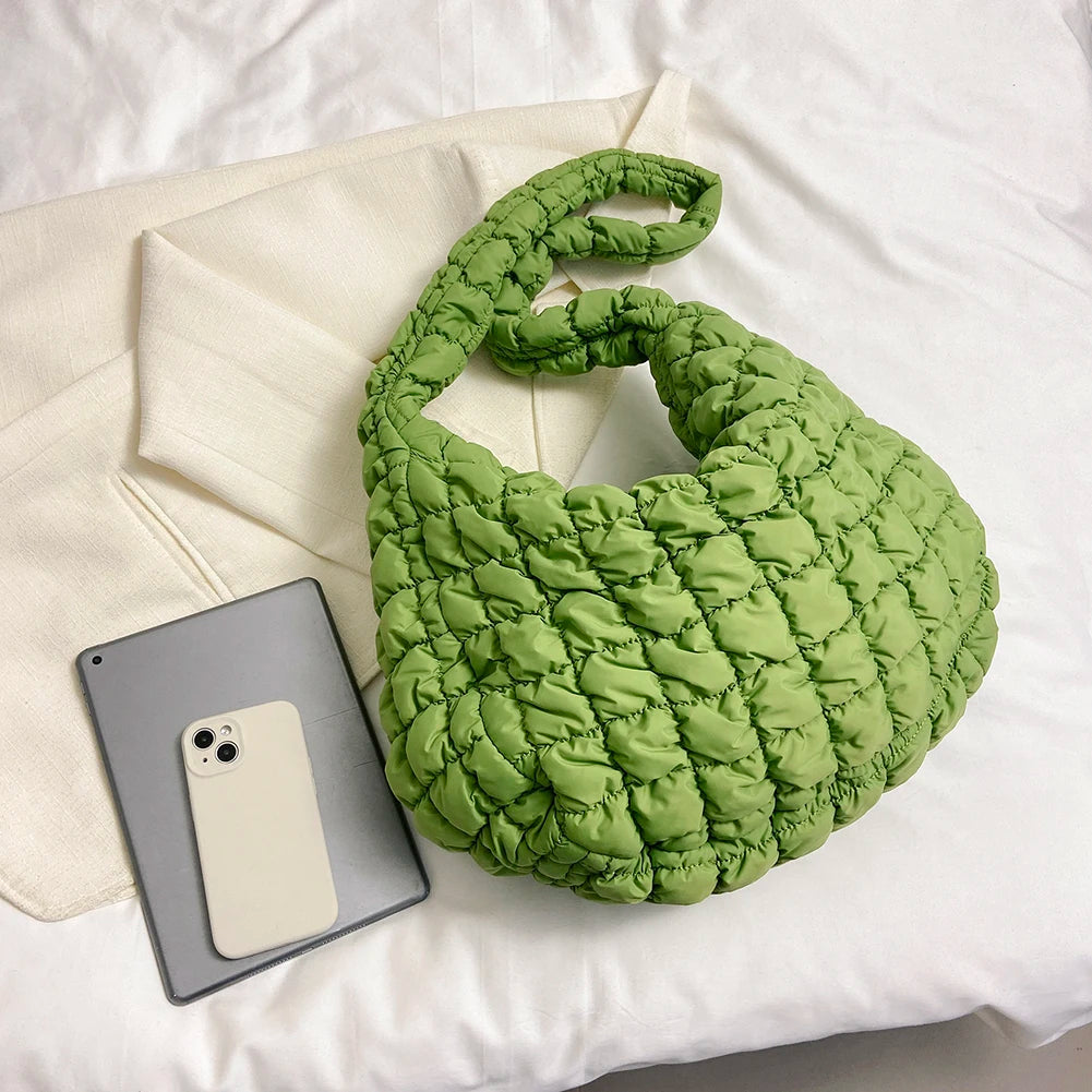 Quilted Cloud Crossbody Bag