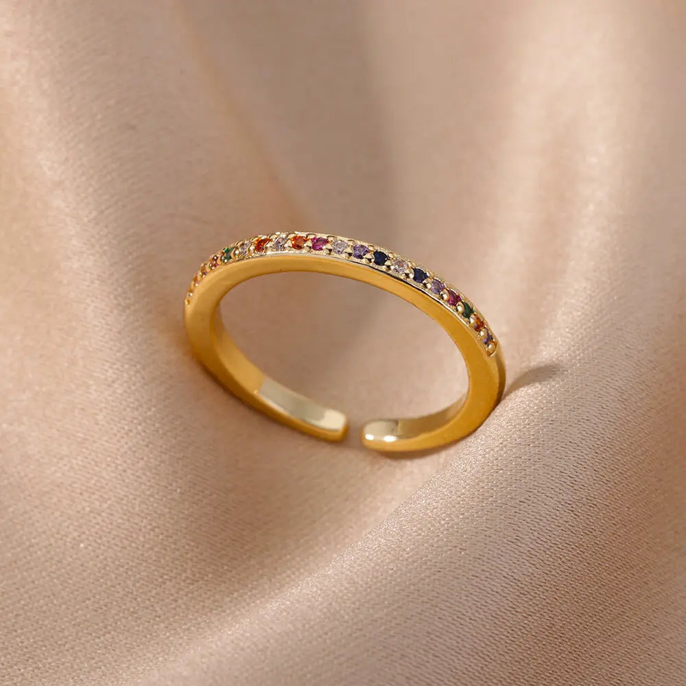 Madeleine | Bagues glamour colorées