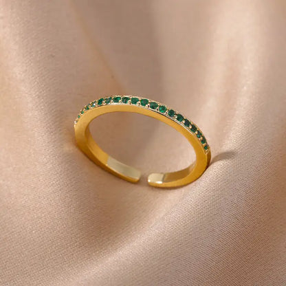 Madeleine | Bagues glamour colorées