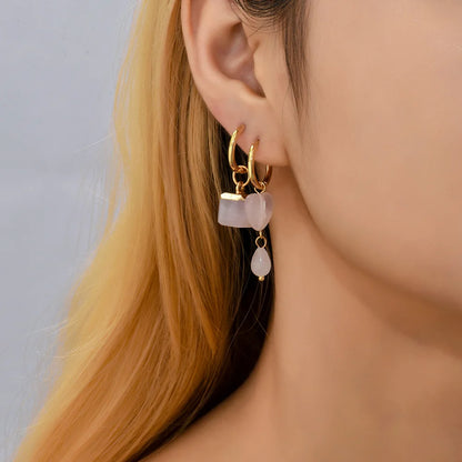 Adèle | Boucles d'oreilles colorées complexes
