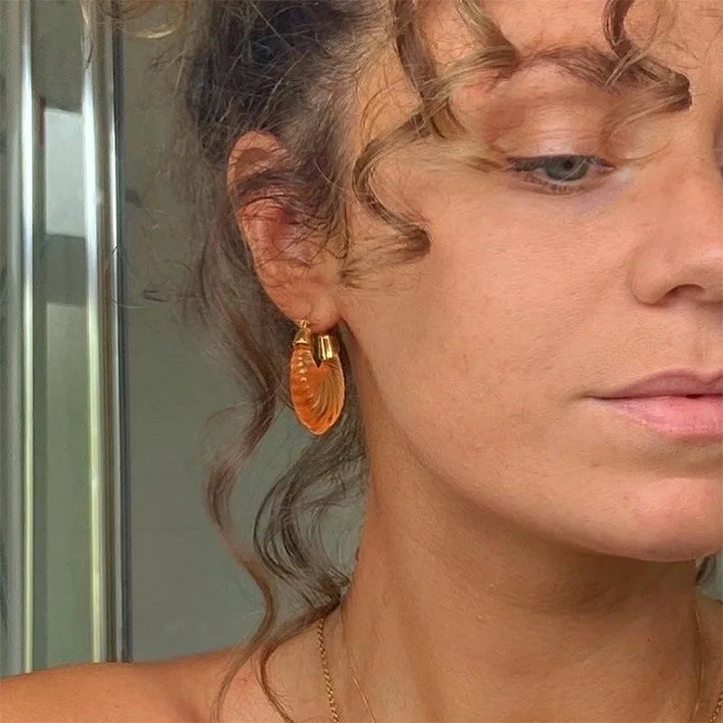 Fabienne | Transparent Stone Earrings