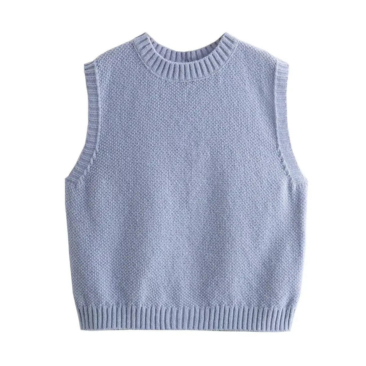 Débardeur en tricot à lacets