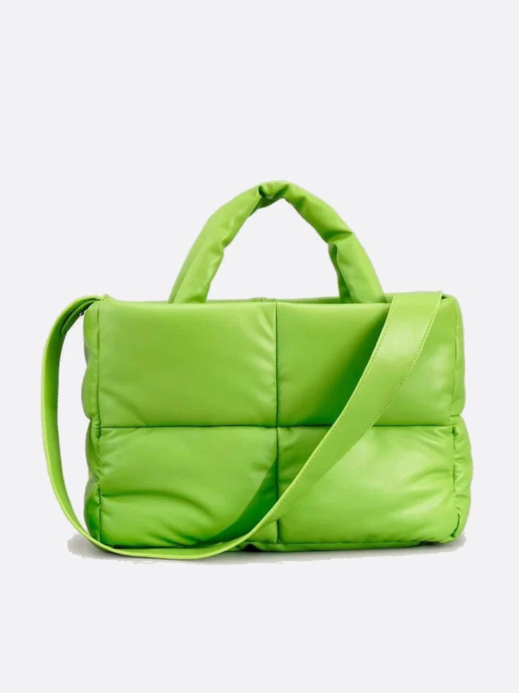 Rectangular Quilted Tote Bag