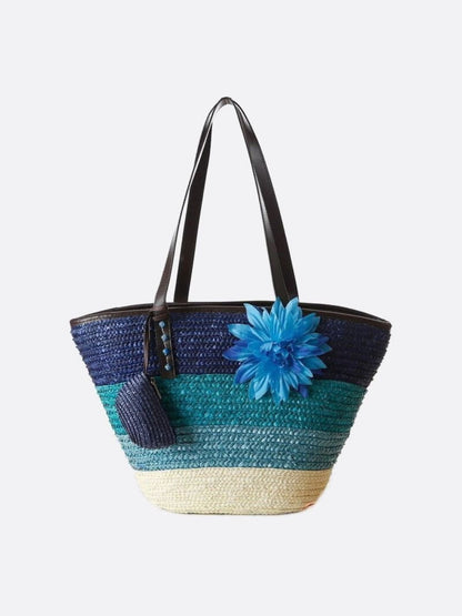 Straw flower bag