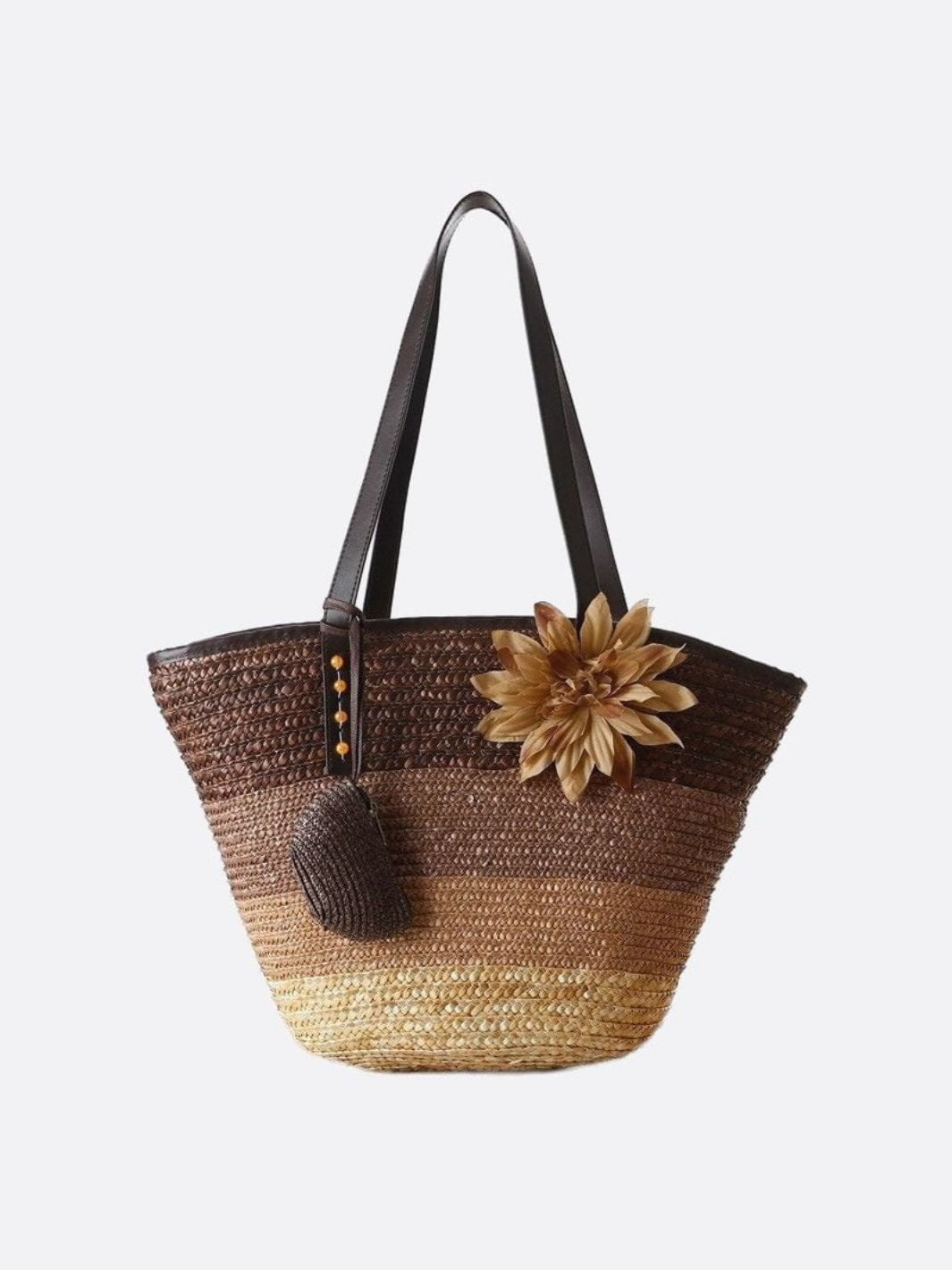 Straw flower bag
