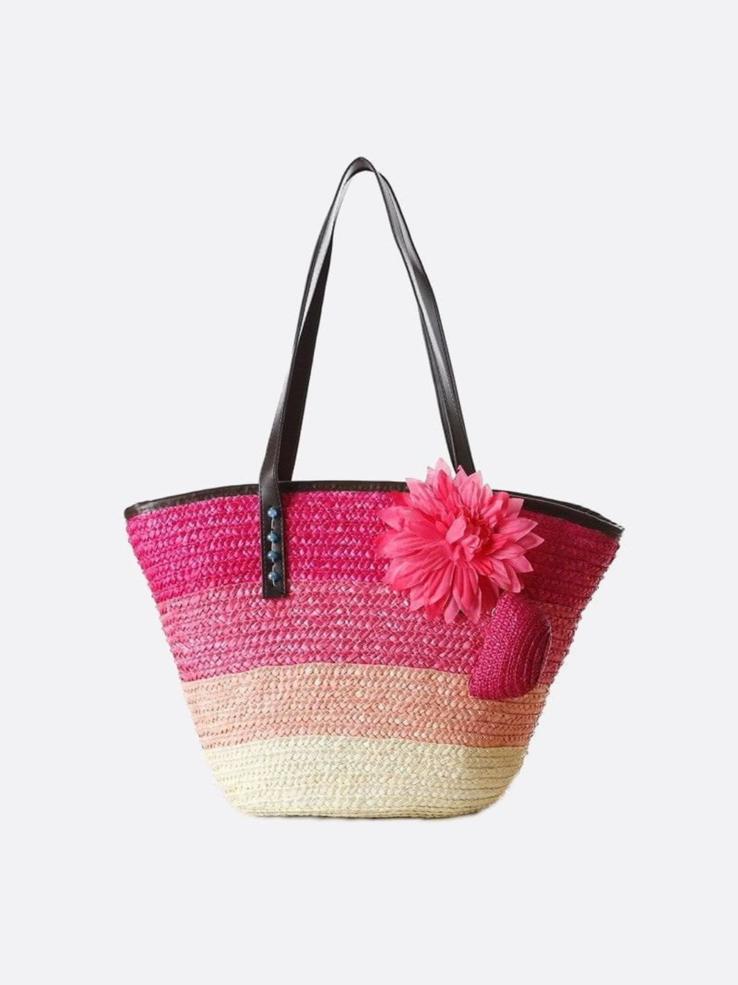 Straw flower bag