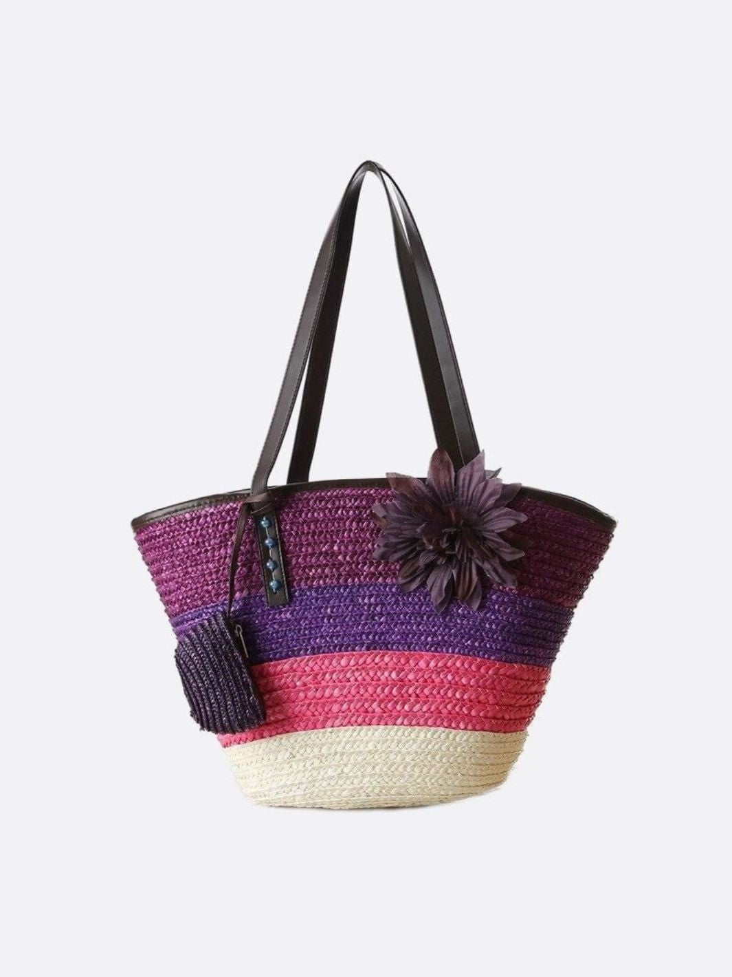 Straw flower bag