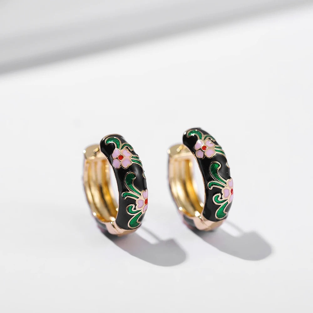 Boucles d'Oreilles Cercle Vintage