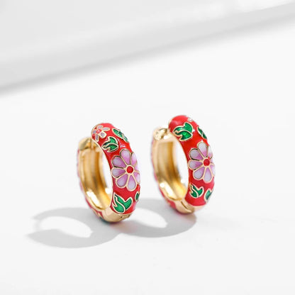 Boucles d'Oreilles Cercle Vintage