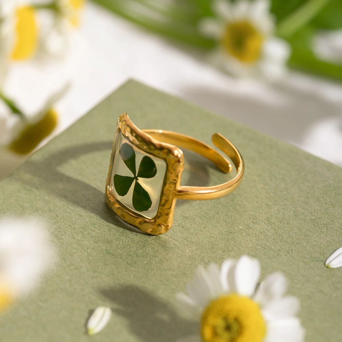 Bague Fleur Rétro