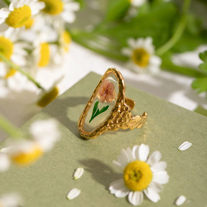 Bague Fleur Rétro