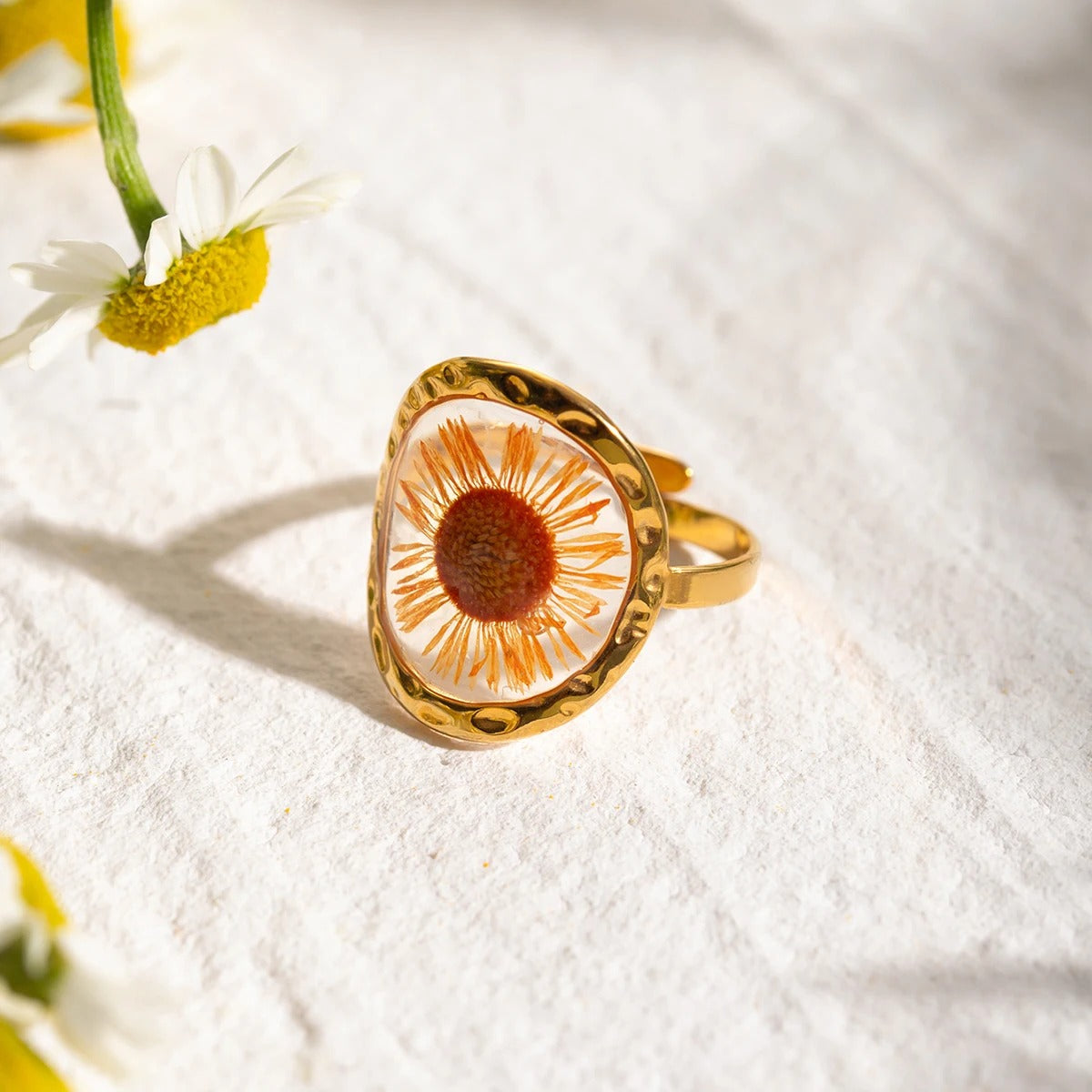 Bague Fleur Rétro