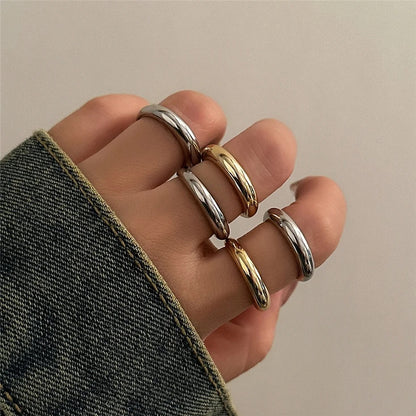 Anneaux de gouttelettes vintage (8 pièces)