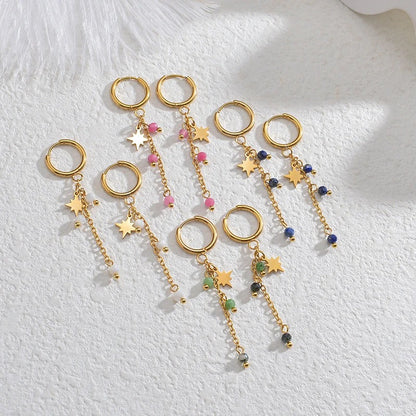 Boucles d'oreilles bohèmes à pampilles