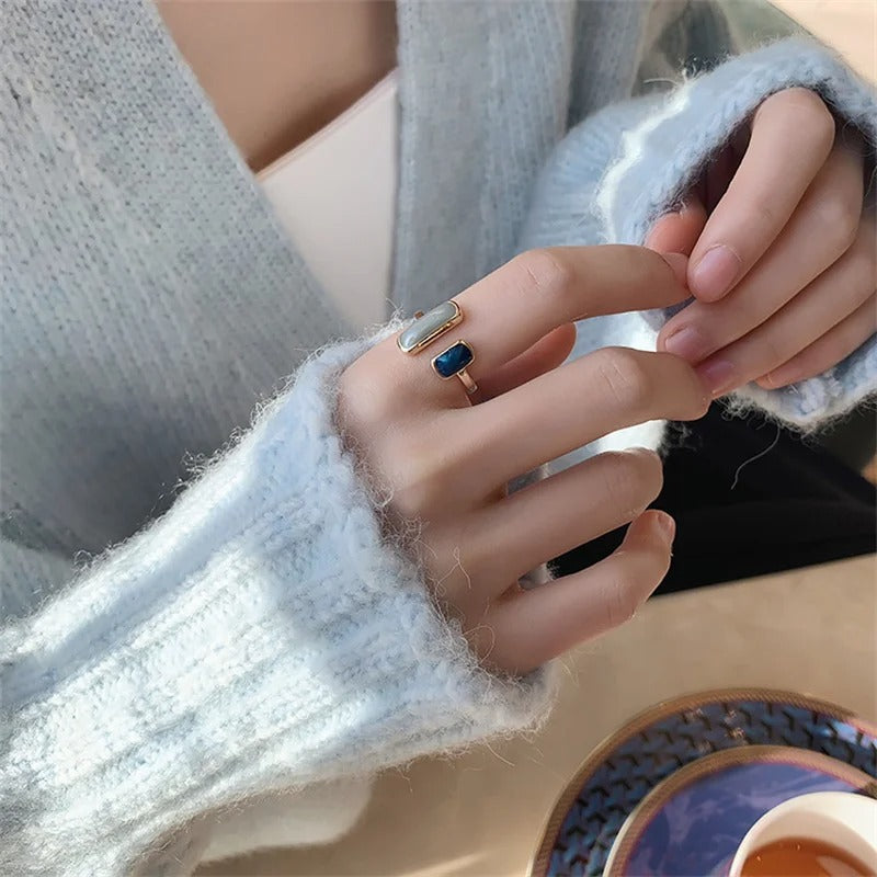 Bague Géométrique Colorée