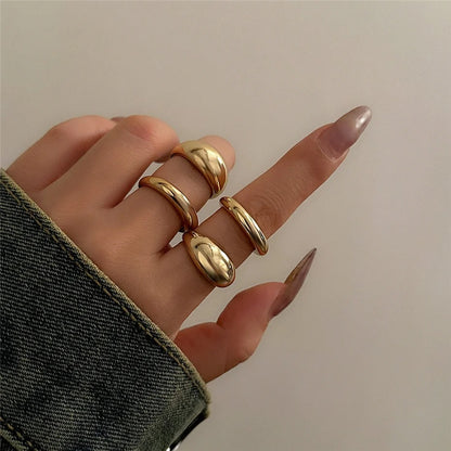 Anneaux de gouttelettes vintage (8 pièces)