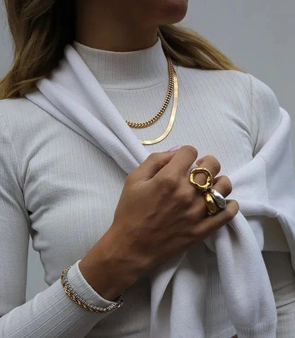 Bague luxueuse en or