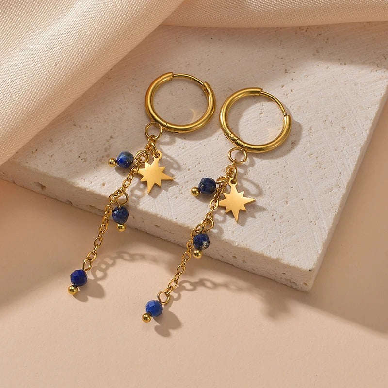 Boucles d'oreilles bohèmes à pampilles