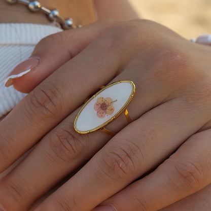 Bague Fleur Rétro