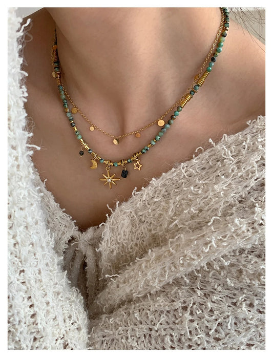 Collier Étoile Vintage